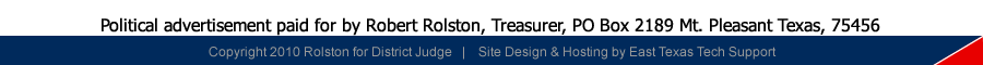 robert rolston for district judge